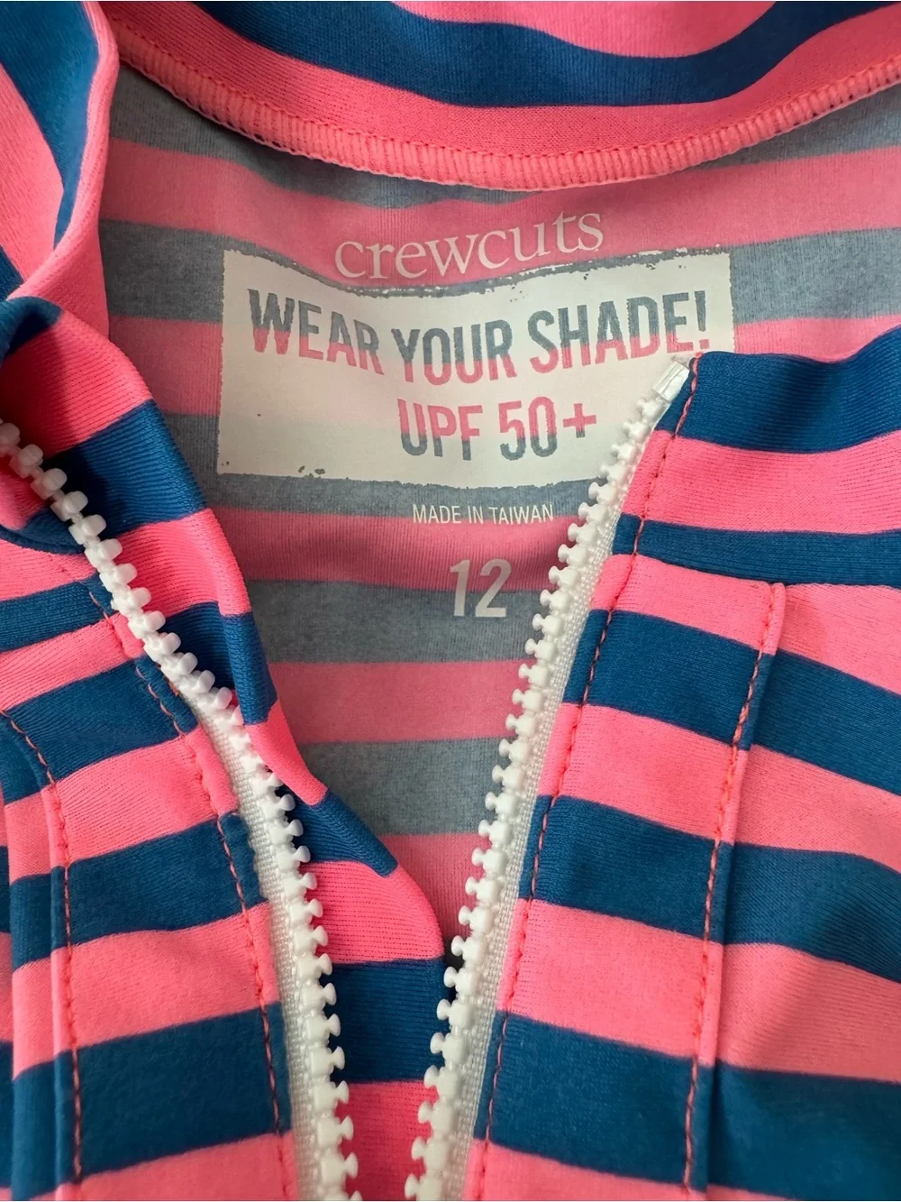 crewcuts swim top size 12